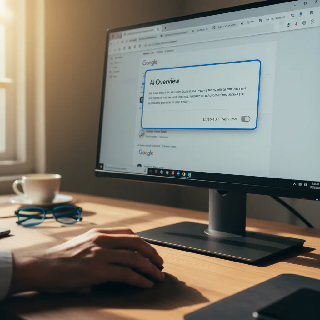 disable google ai overviews firefox supporting visual 1