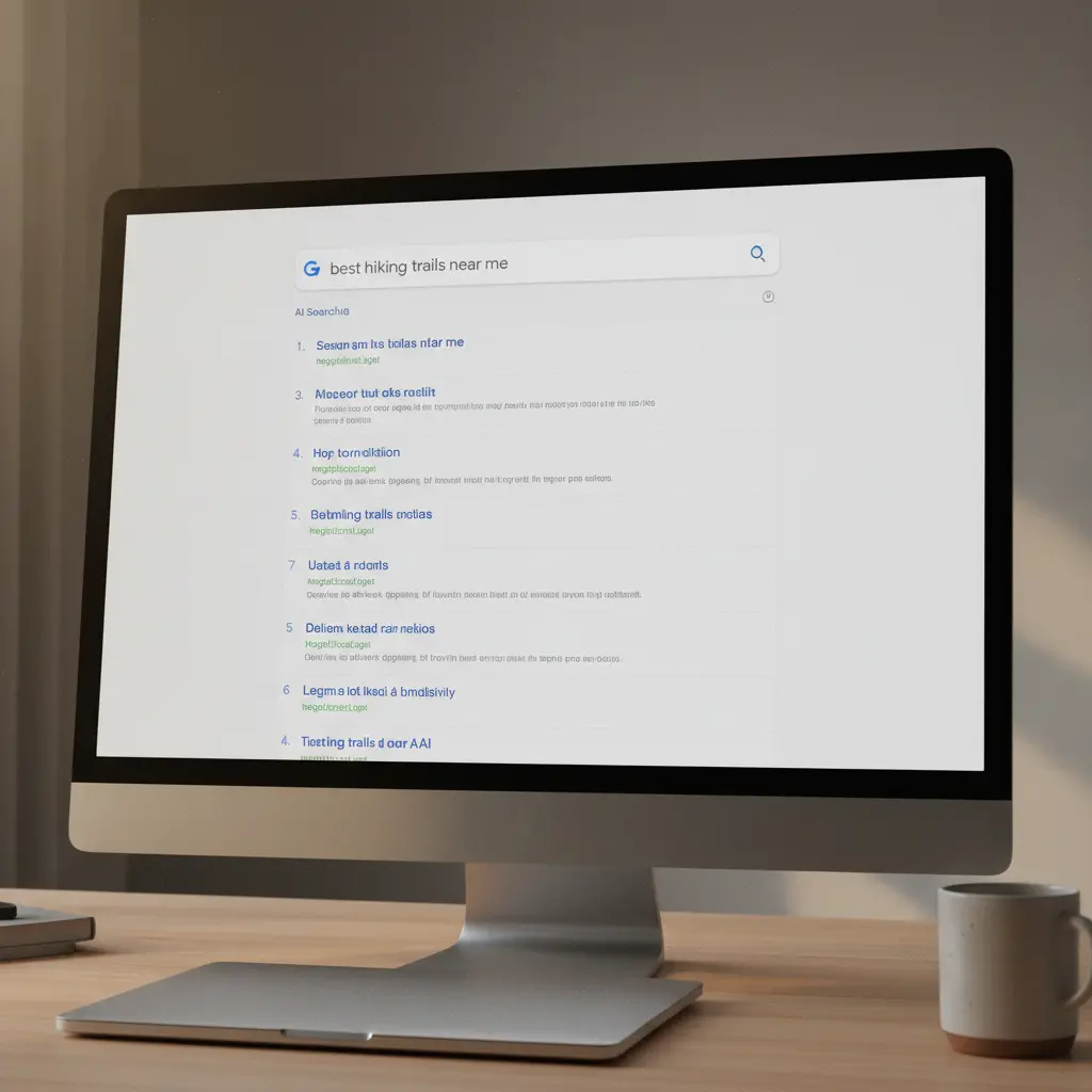 Clean Google search results without AI Overviews