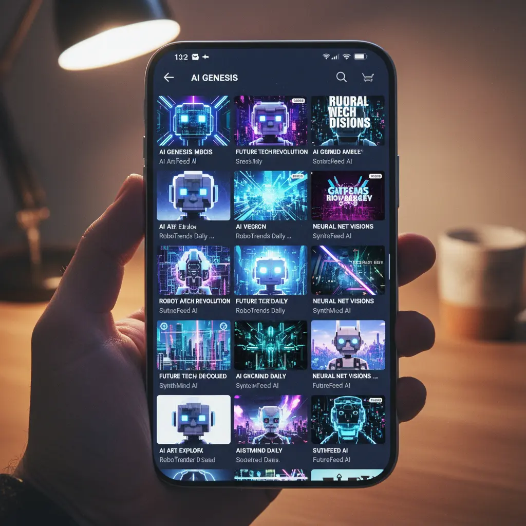 A cluttered YouTube feed with many AI-driven recommendations