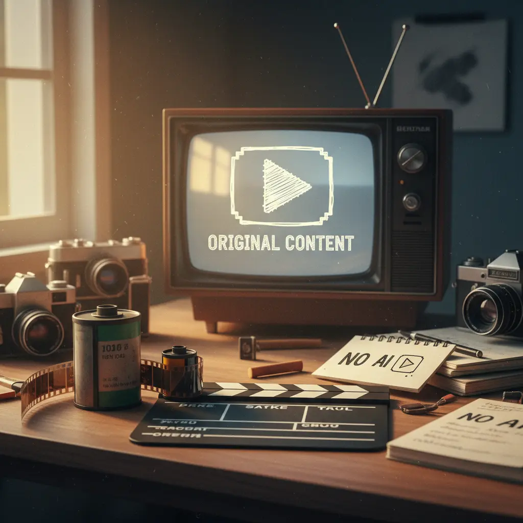 youtube without ai generated videos supporting visual 1